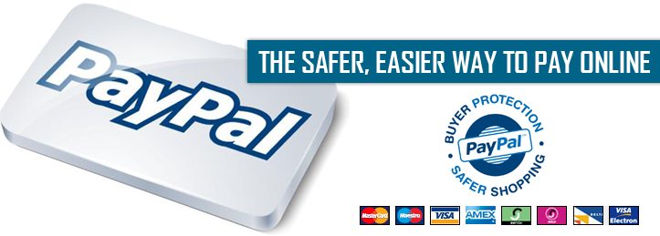 PayPal and Credit Cards Accepted Here!